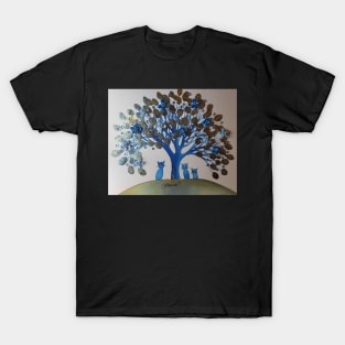 Thunder Bay Whimsical Tree Cats T-Shirt